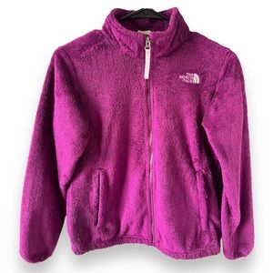 The North Face Osolita Fleece Jacket Purple Cactus Flower Girls’ Size Large